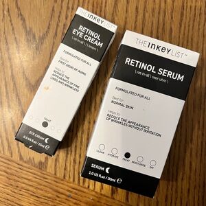 NEW The Inkey List Retinol Eye Cream and Serum Set
